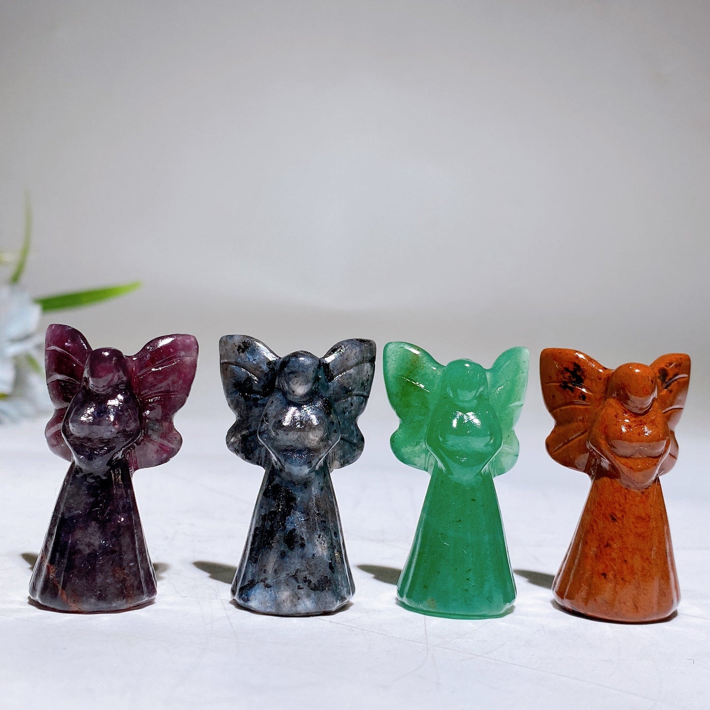 1.5" Crystal Angel Carving Crystal Healing Bulk Wholesale