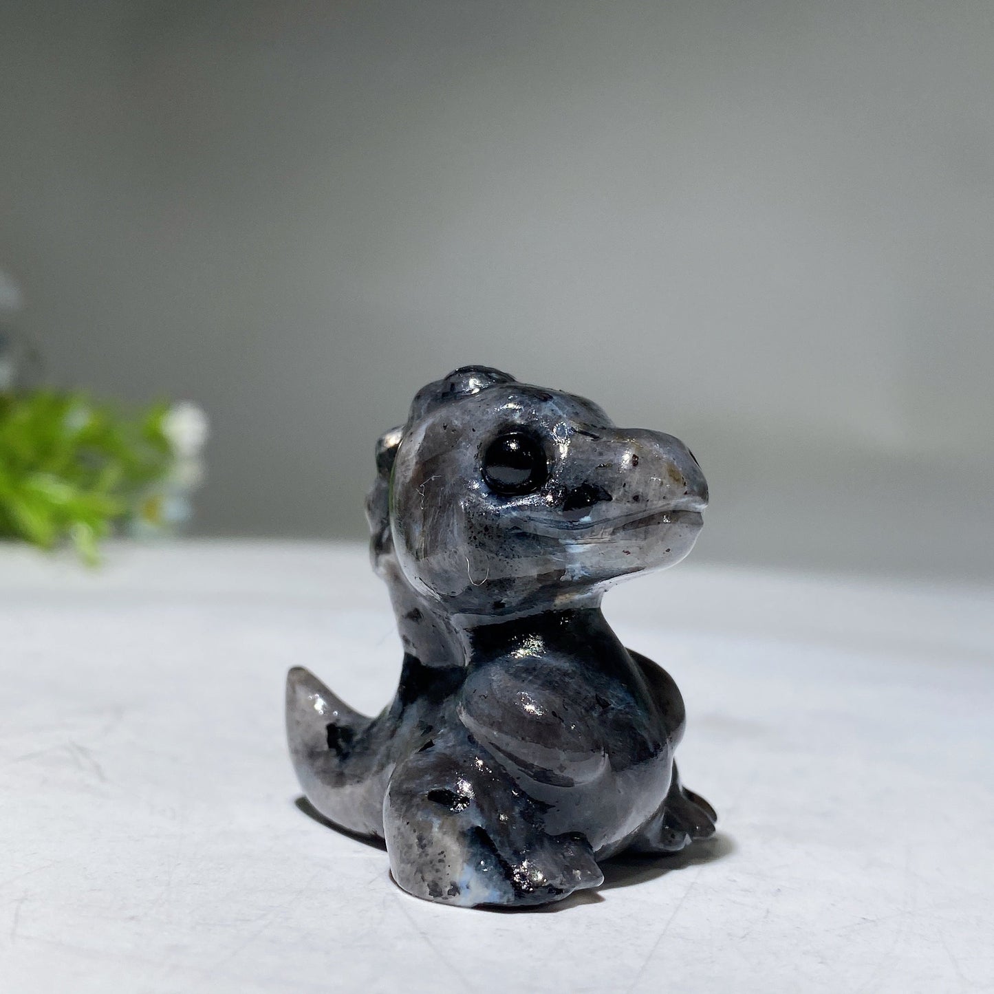 1.5" Crystal Dinosaur Carving Crystal Healing Bulk Wholesale