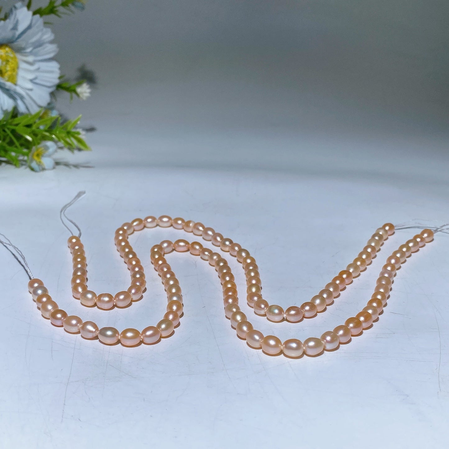 6mm Fresh Water Pearl Beads String Crystal Healing Bulk Wholesale