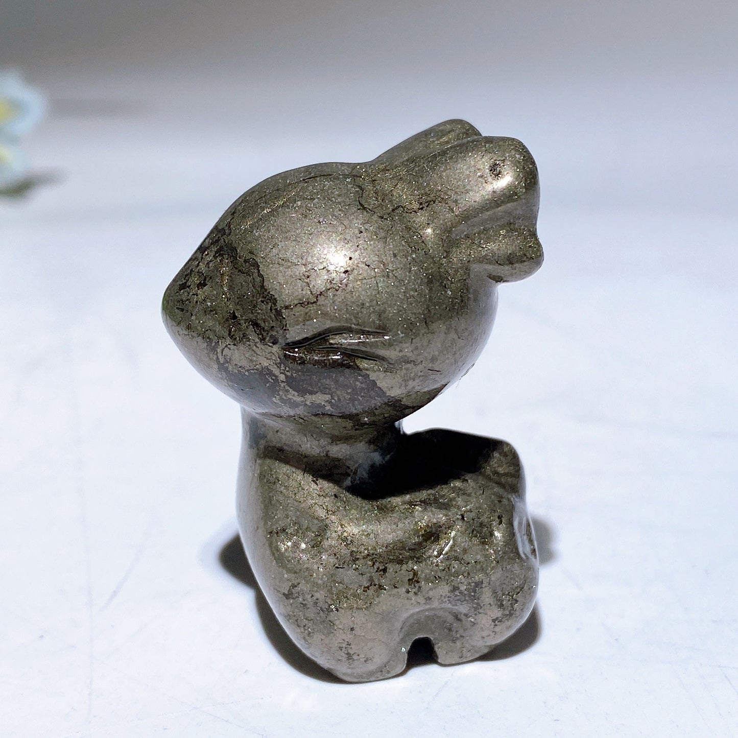 1.5" Crystal Deer Carving Crystal Healing Bulk Wholesale