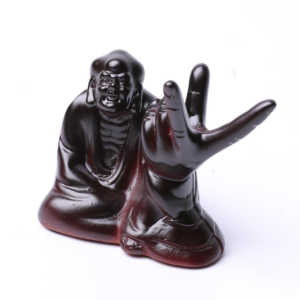 Resin Happy Buddha Statue Stand