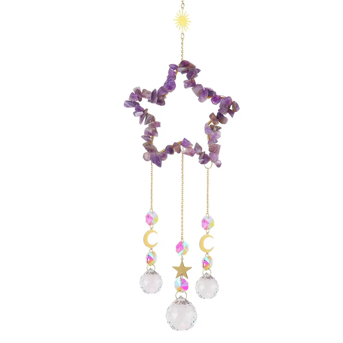 11cm Crystal Suncatcher Hanging Ornament for Home Decor Bulk Wholesale