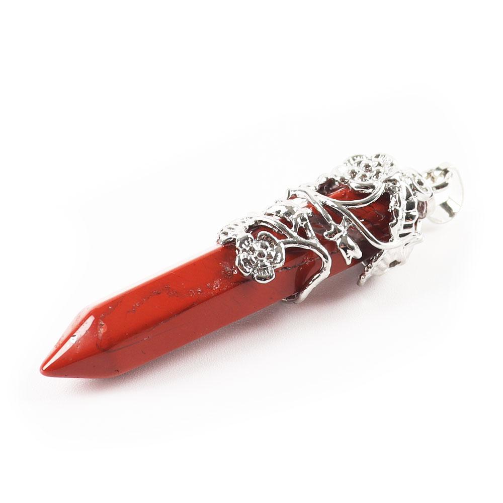 Red Jasper Point Pendant Crystal wholesale suppliers