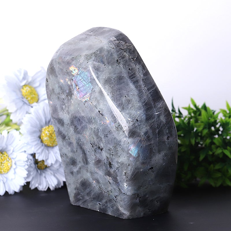 6.5" Unique Labradorite Stone Free Form