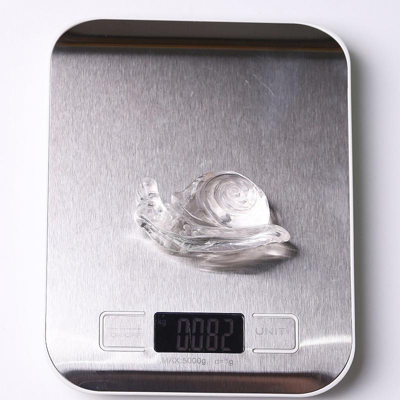 1.2-1.5" Clear Quartz Snail Crystal Carvings Crystal wholesale suppliers