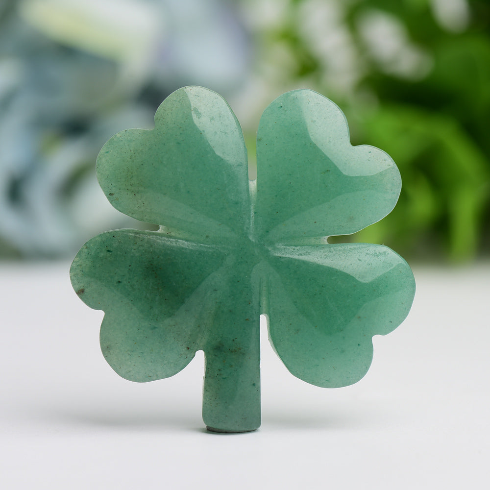 1.8" Green Avneturine Cloves Crystal Carving