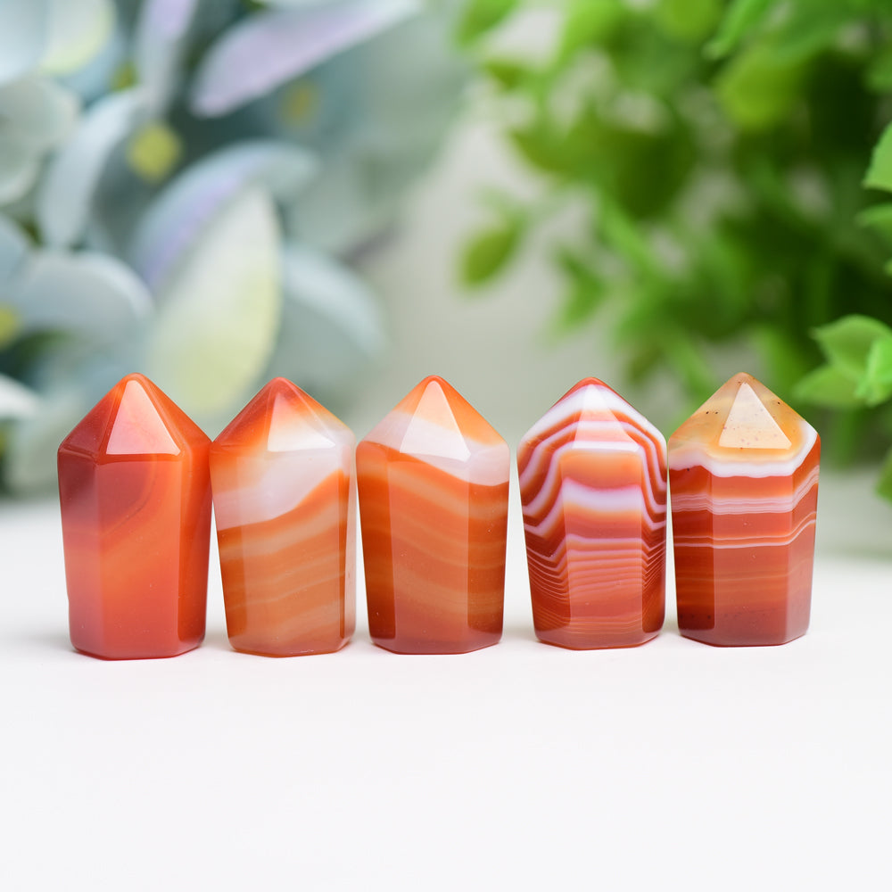 1.0" Carnelian Mini Crystal Point