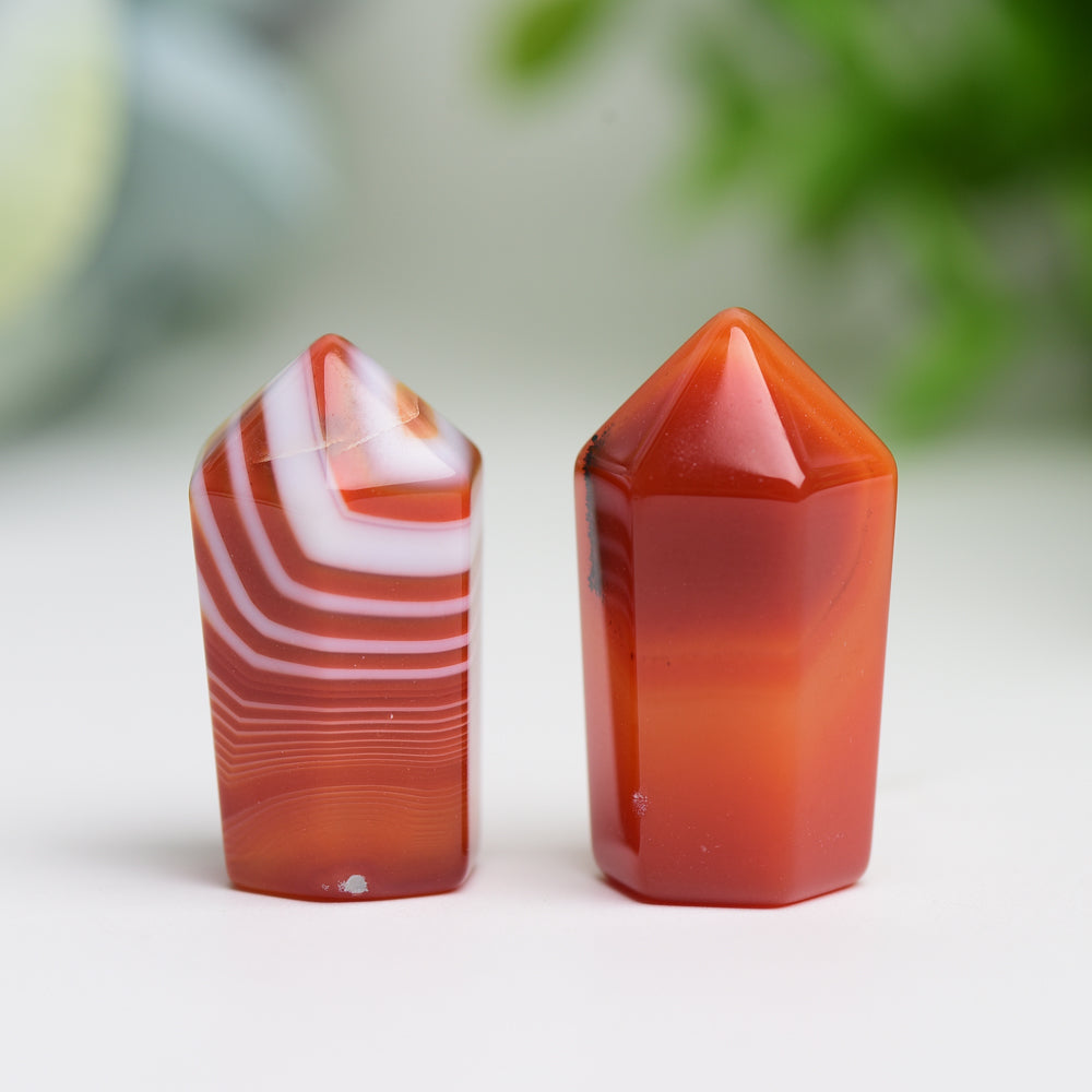 1.0" Carnelian Mini Crystal Point