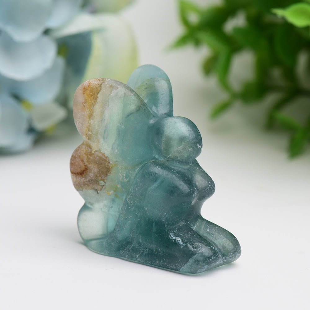 2.0" Mixed Crystal Fairy Crystal Carving