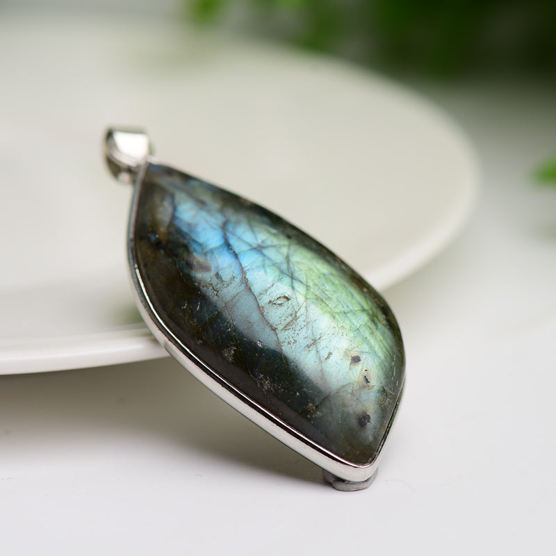 2.0" Labradorite Crystal Pendant