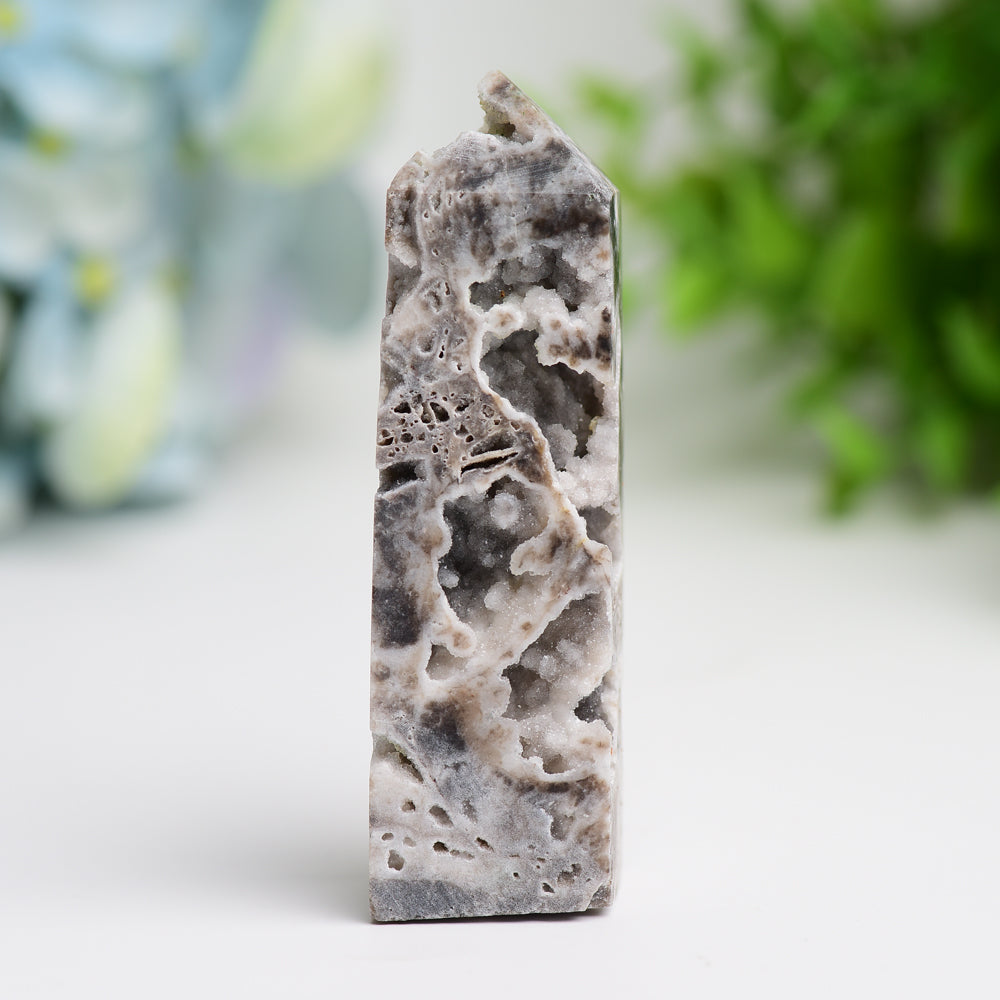 2.5"-4.0" Druzy Zinc Crystal Tower Bulk Wholesale