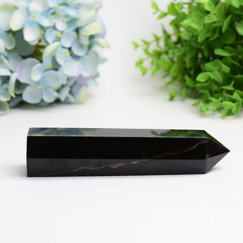 6.0"-8.0" Blue Tiger's Eye Crytsal Tower Bulk Wholesale