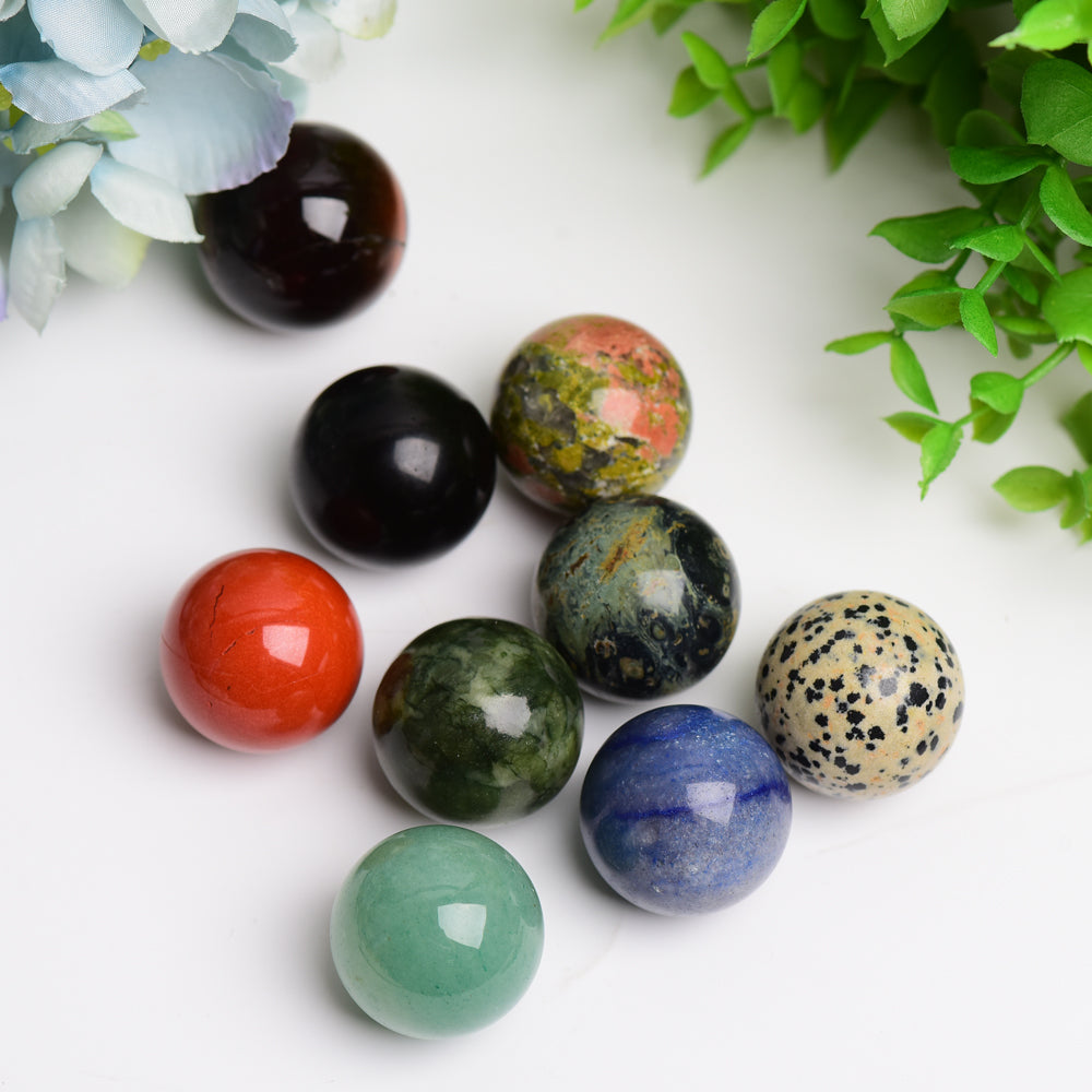 30mm Mixed Crystal Sphere Bulk Wholesale