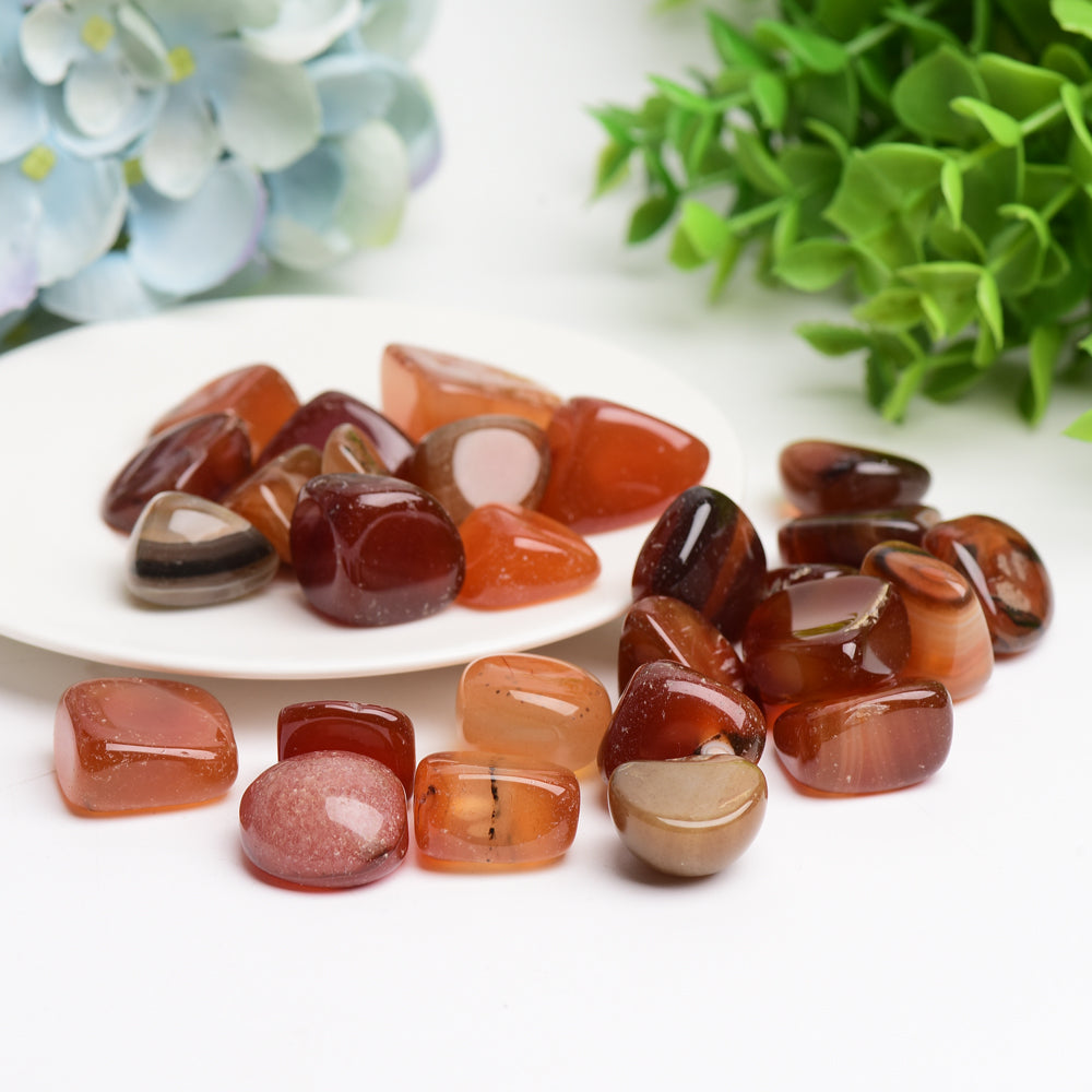 Carnelian Crystal Tumbles Bulk Wholesale