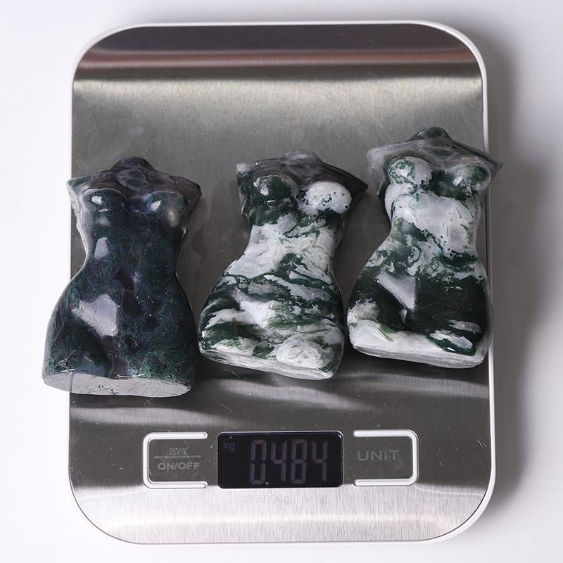 3“ Moss Agate Crystal Model Carvings Crystal wholesale suppliers