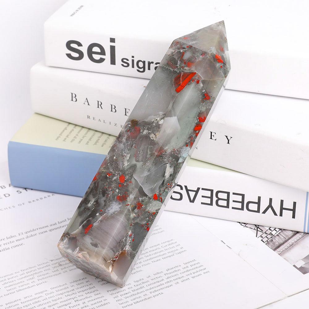 Africa Blood Stone Tower Crystal wholesale suppliers