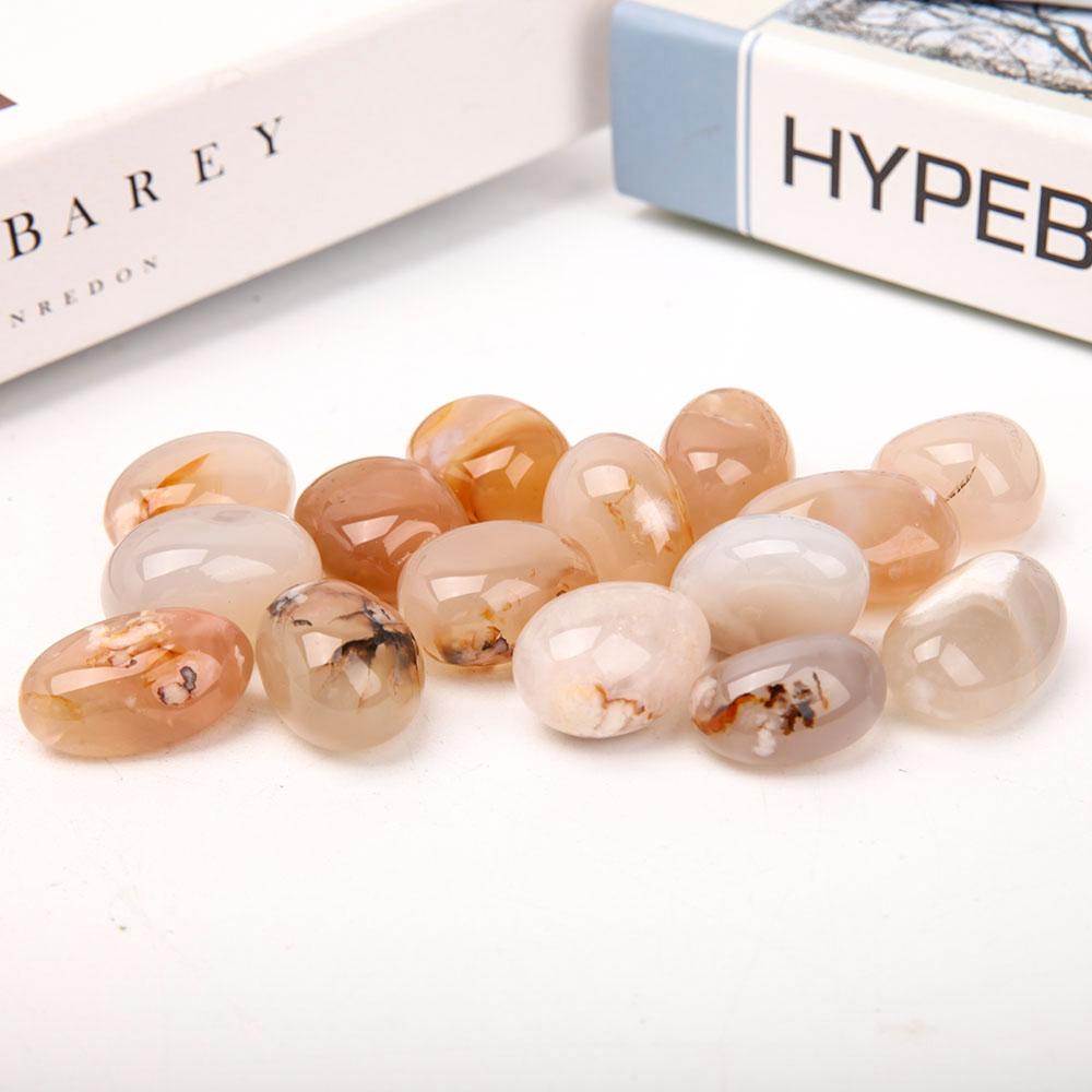 0.1kg Flower Agate Tumbles Crystal wholesale suppliers