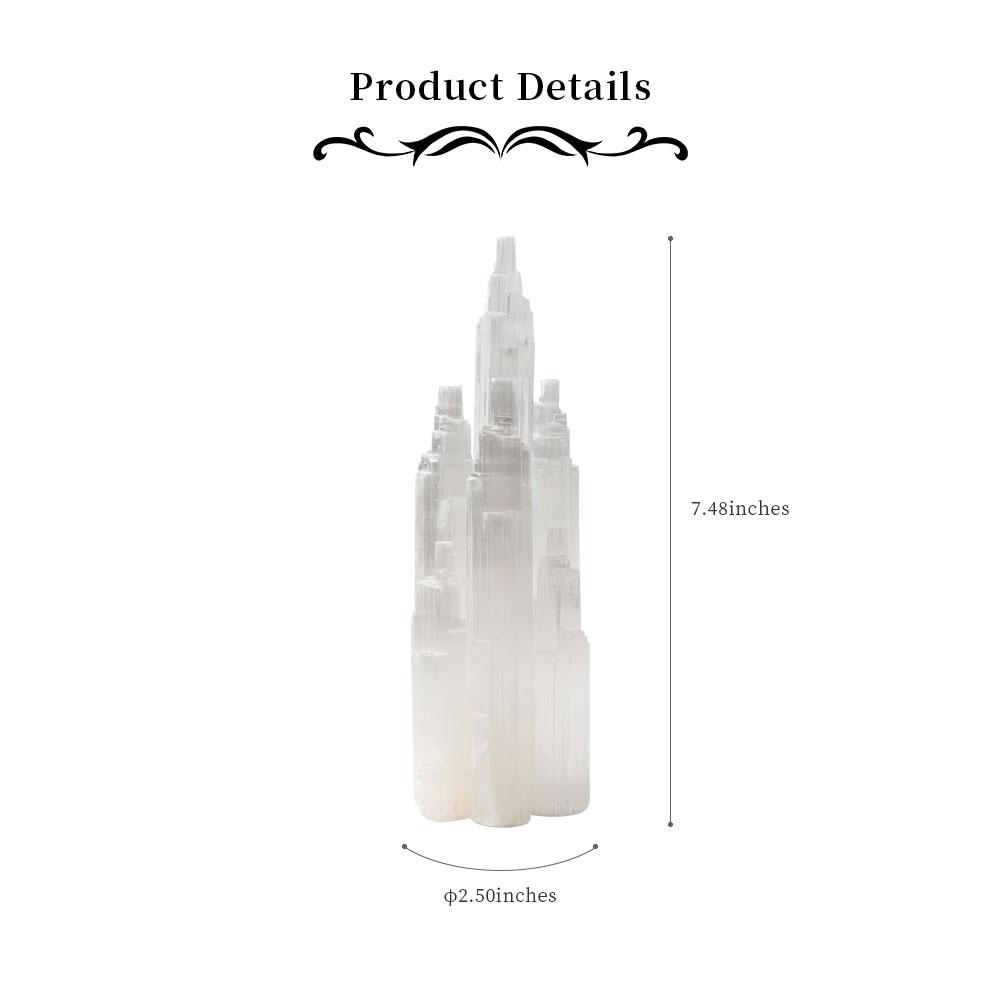 7.5" Selenite Tower Skyscraper Crystal wholesale suppliers