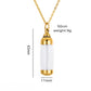 Black Golden Silver Color Crystal Jar Necklace Crystal Healing Bulk Wholesale