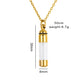 Black Golden Silver Color Crystal Jar Necklace Crystal Healing Bulk Wholesale