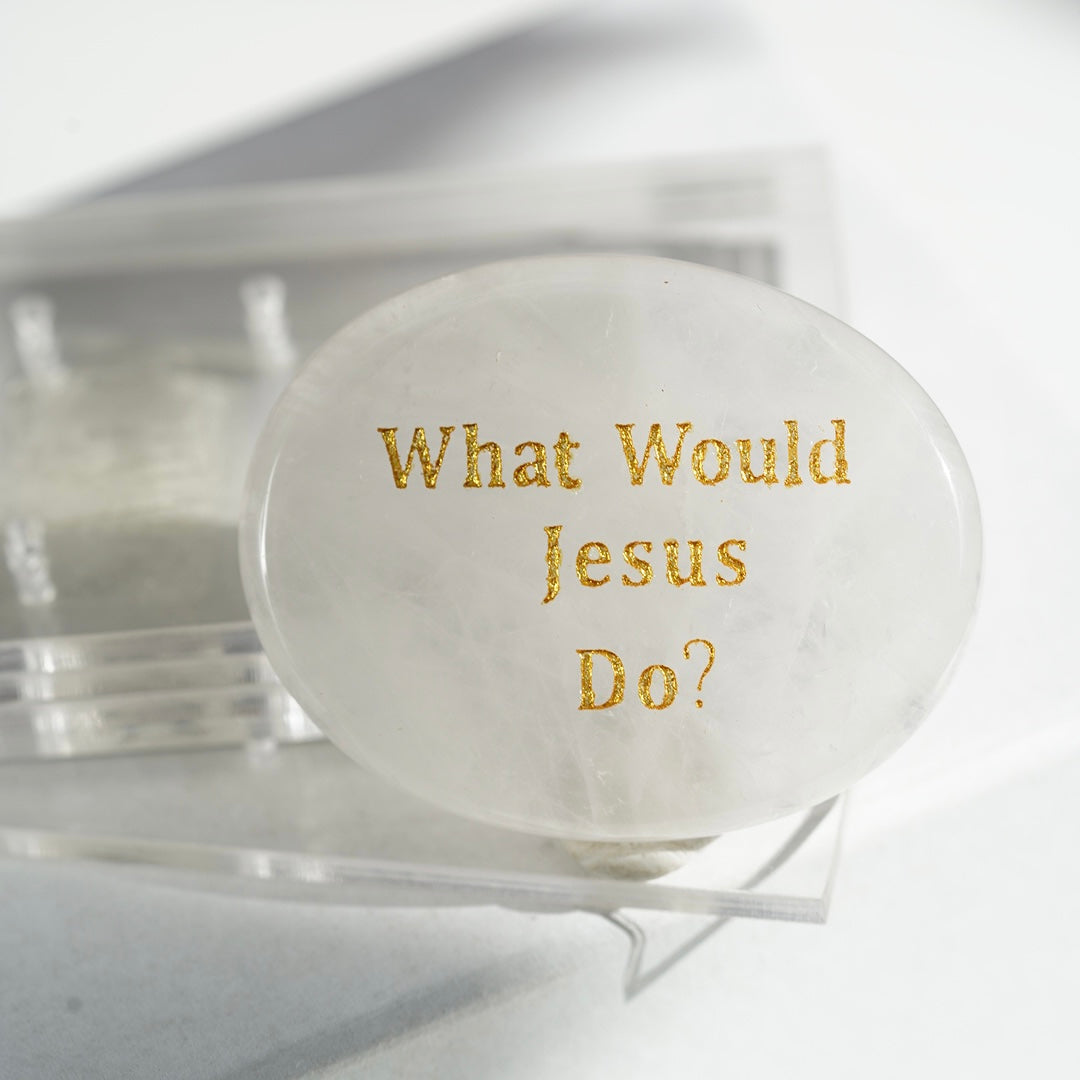 Natural Crystal Oval Shape Engraved Worry Stone Crystal Gift Crystal Healing Bulk Wholesale