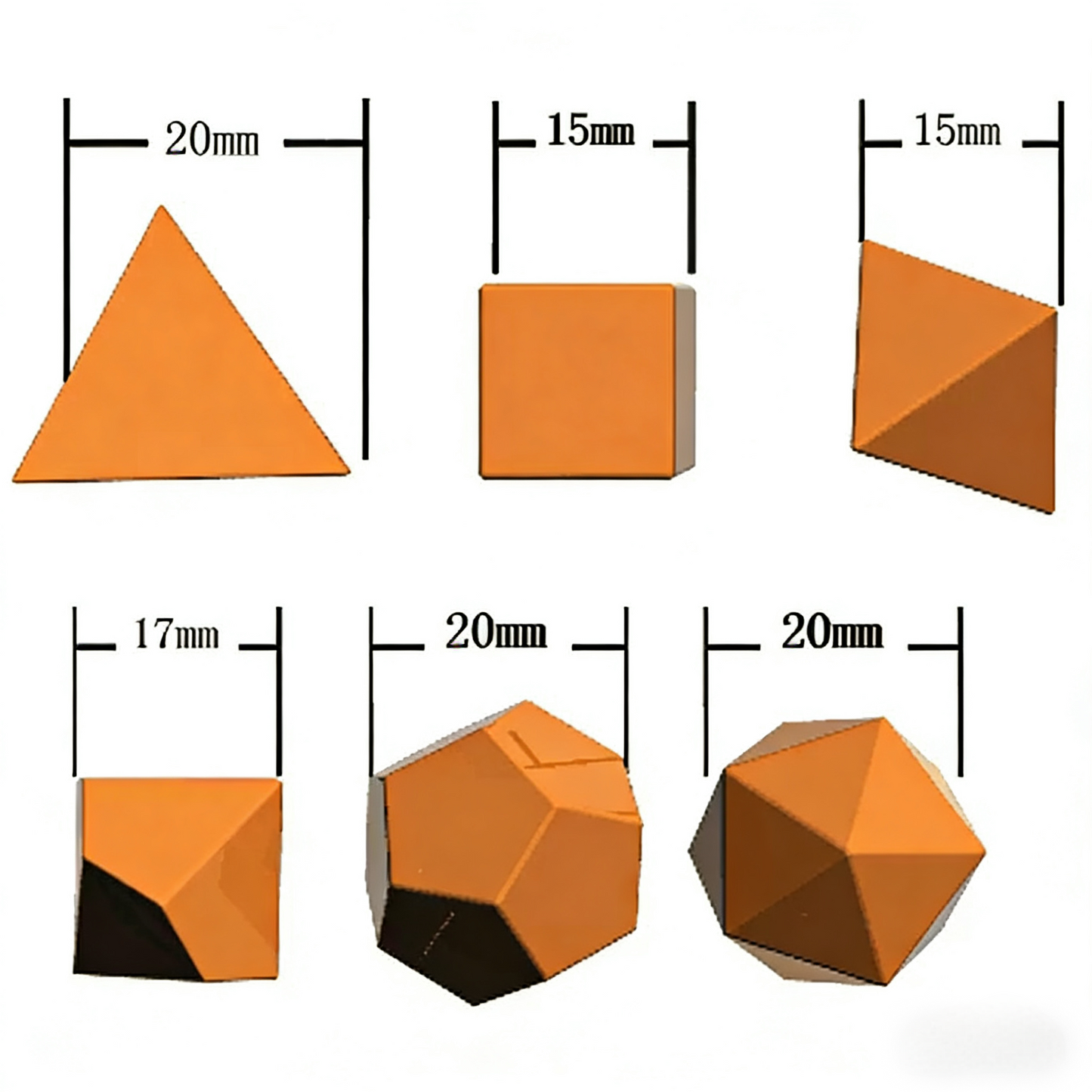 7pcs Crystal Dices Carving Collection Crystal Healing Bulk Wholesale