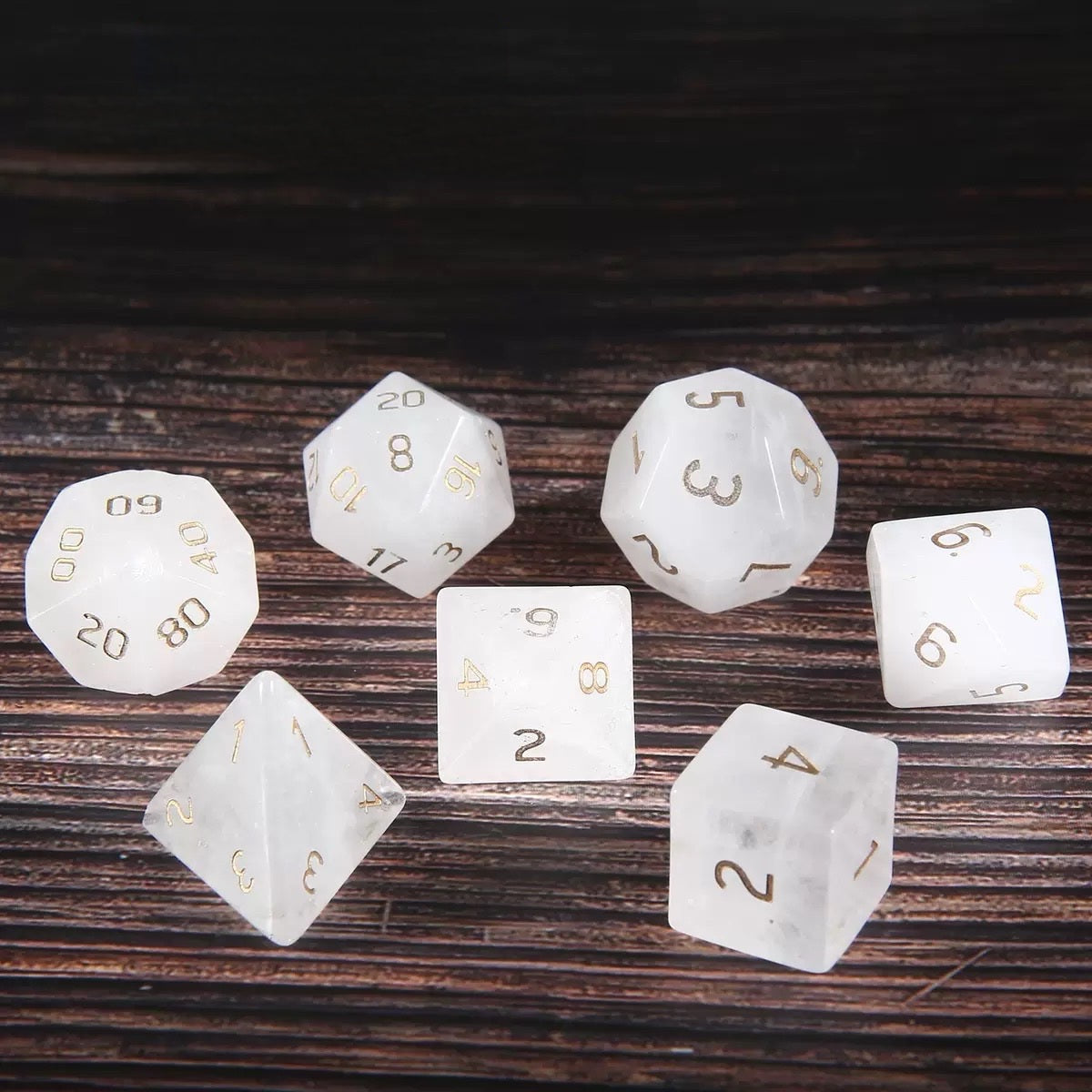 7pcs Crystal Dices Carving Collection Crystal Healing Bulk Wholesale