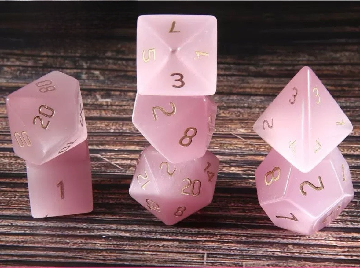 7pcs Crystal Dices Carving Collection Crystal Healing Bulk Wholesale