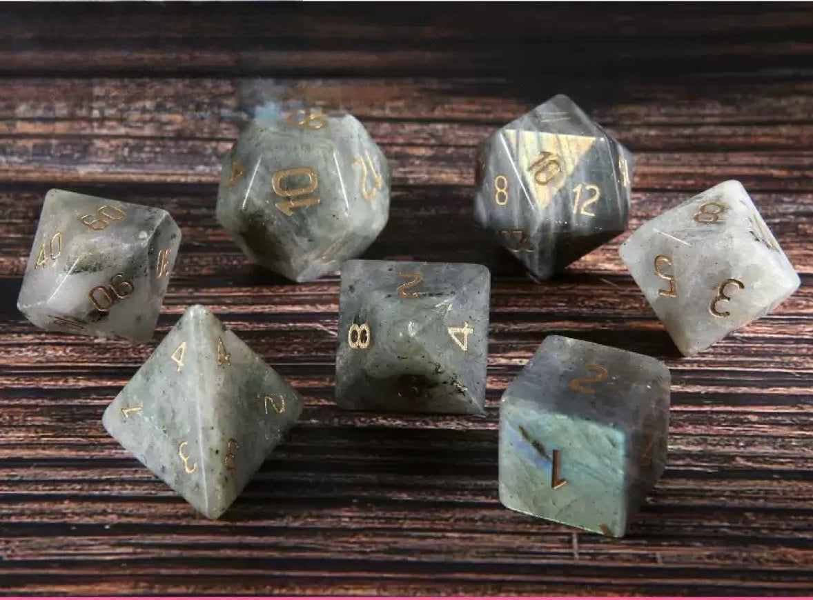 7pcs Crystal Dices Carving Collection Crystal Healing Bulk Wholesale