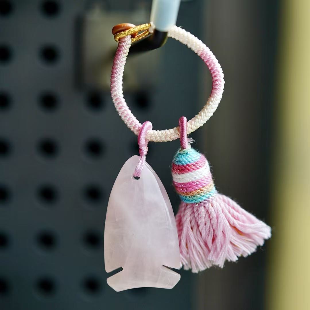 Rose Quartz Bag Hanging Crystal Healing Bulk Wholesale