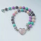 Colorful Lava Rock Pet Collar with Magnet Buckle for Cat Crystal Healing Bulk Wholesale