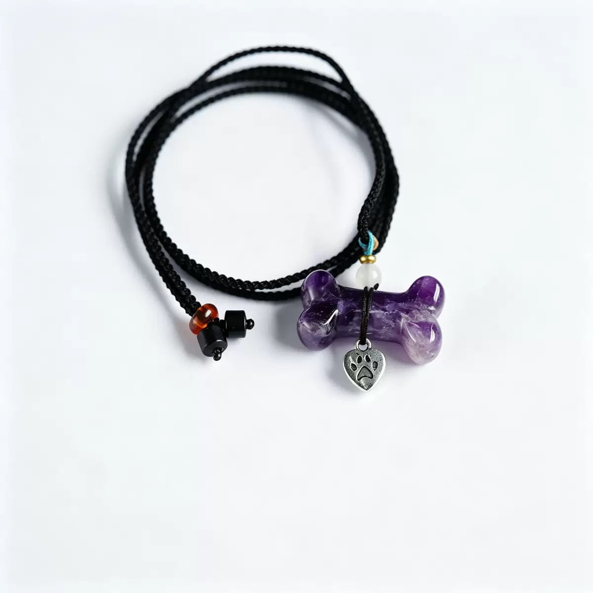 Natural Crystal Pet Memorial Necklace Wholesale