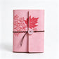 Loose-leaf PU Leather Journal Notebook with Natural Crystal Button Decoration Wholesale