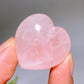 30mm Rose Quartz Heart with Golden Printing Cat Dog Paw Wholesale