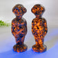 3.2" UV Reactive Yooperlite Alien Carving Wholesale