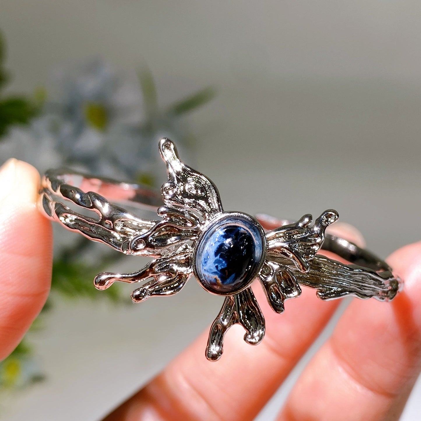 Crystal Butterfly Bangle Crystal Healing Bulk Wholesale