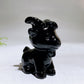 2.3" Natural Crystal Goat Carving Wholesale