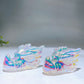 2.3" Aura Clear Quartz Dragon Head Carving Wholesale