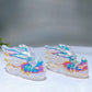 2.3" Aura Clear Quartz Dragon Head Carving Wholesale