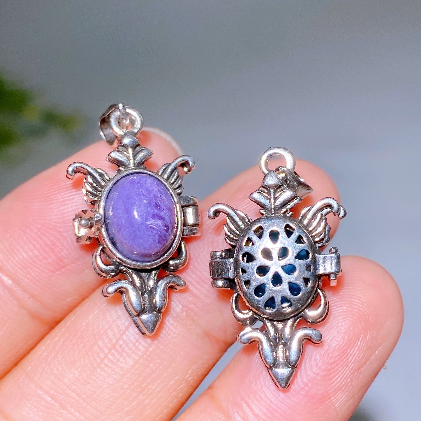 25mm Multi-Material Natural Crystal Pendant Wholesale