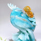 Hand Carved Unique Natural Caribbean Calcite Parrot Peony Cloud Free Form Wholesale