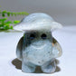 1.9" Mixed Crystal Mushroom Kid Carving Wholesale