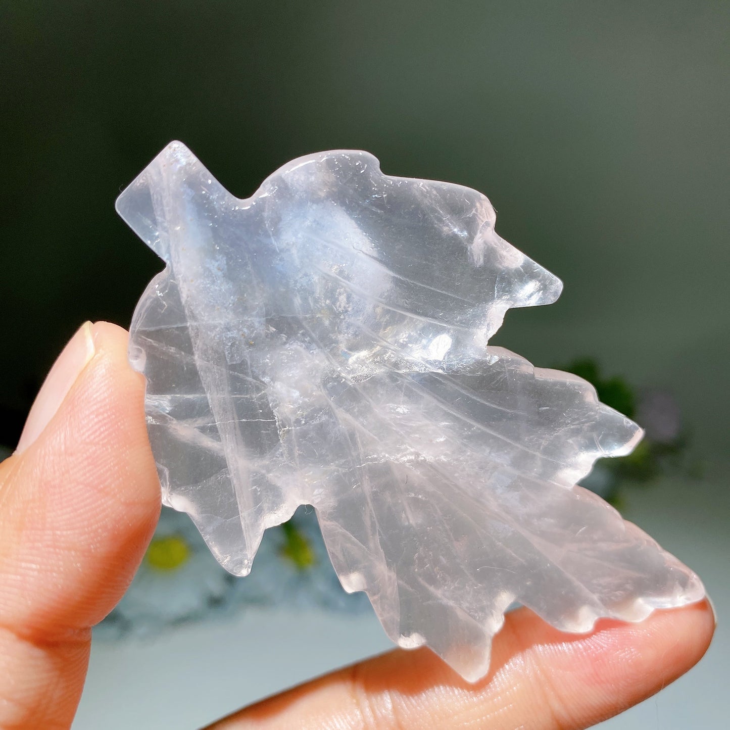 3.0" Crystal leaf Carving Crystal Healing Bulk Wholesale