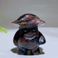 1.9" Mixed Crystal Mushroom Kid Carving Wholesale