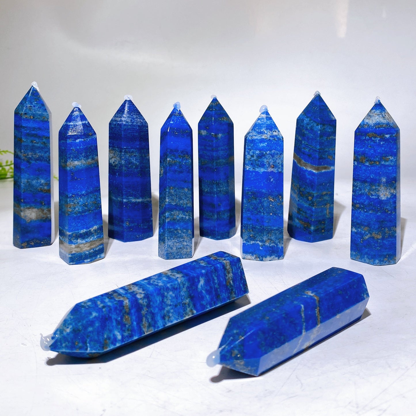 3.5"-4.2" Natural Lapis Lazuli Point Wholesale