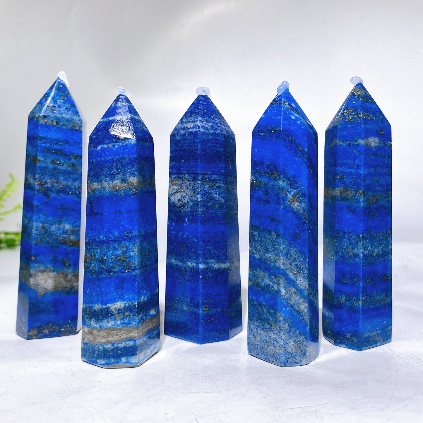 3.5"-4.2" Natural Lapis Lazuli Point Wholesale