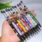 Twist Ballpoint Pen with Natural Crystal Beads for Halloween Christmas Wholesale