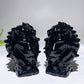 3.2" Natural Black Obsidian Lion Head Carving Wholesale