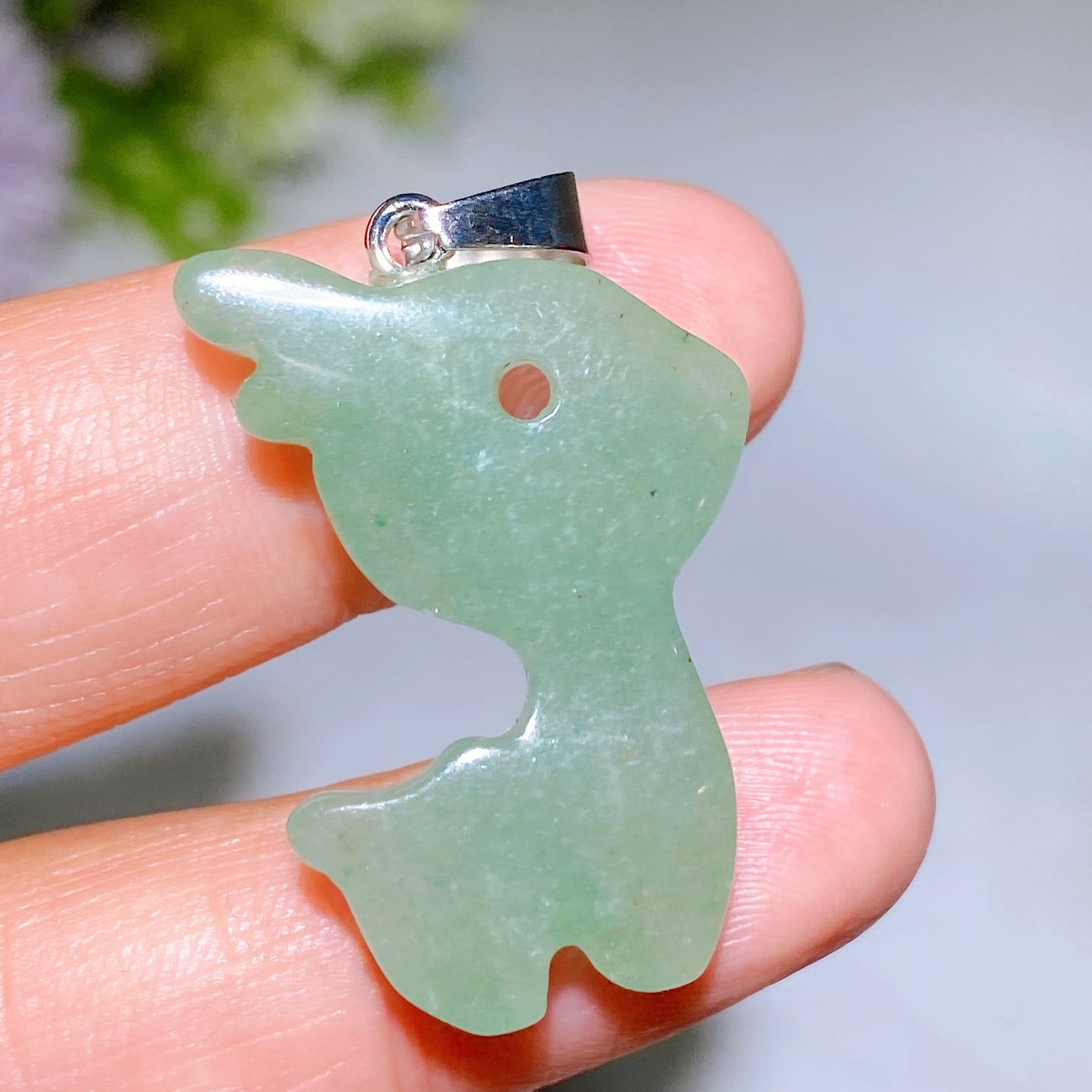 1.2" Crystal Deer Pendant Crystal Healing Bulk Wholesale