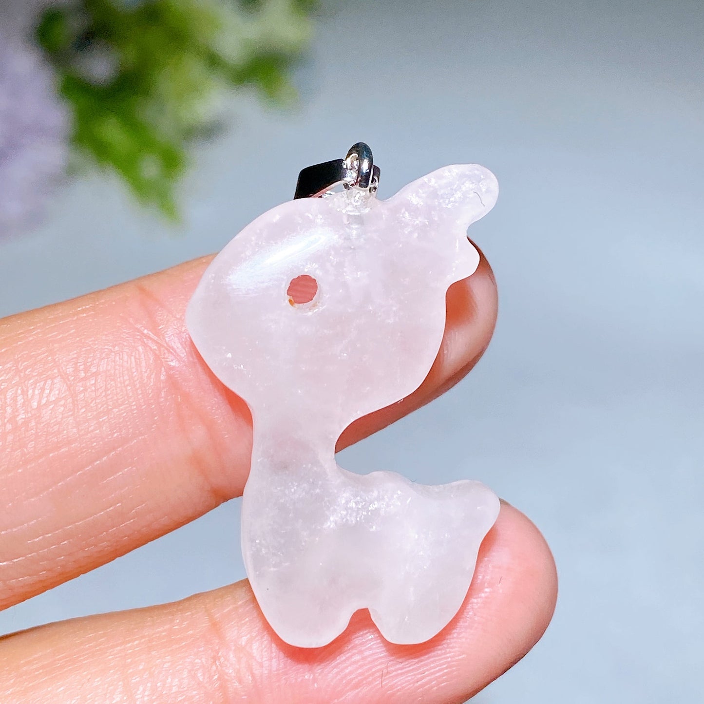 1.2" Crystal Deer Pendant Crystal Healing Bulk Wholesale